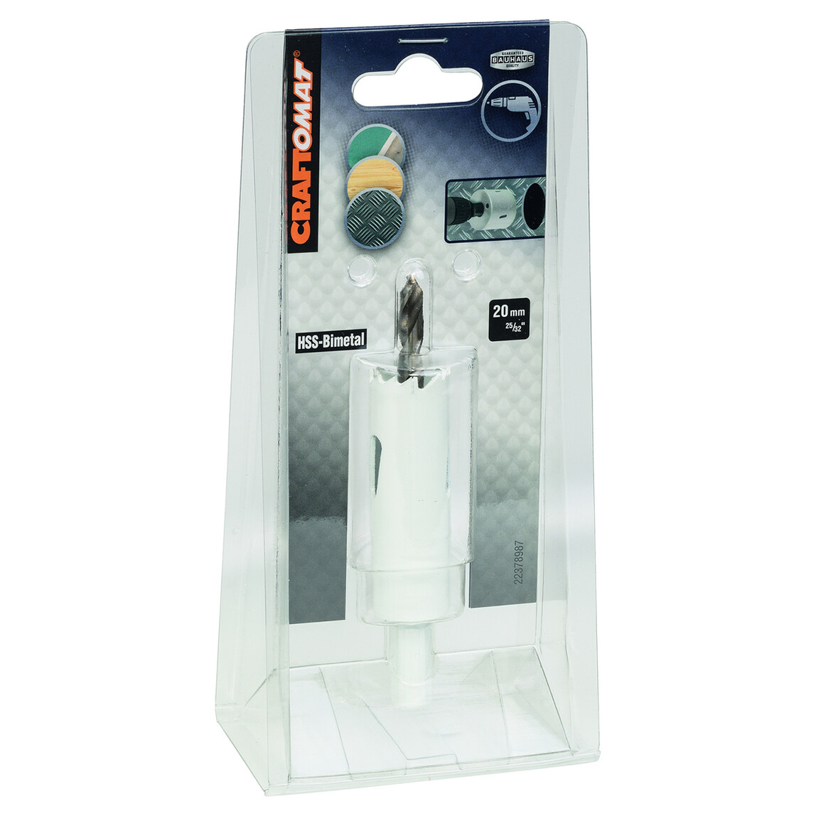    Craftomat HSS-BiM Delik Açma Testeresi 20 mm  