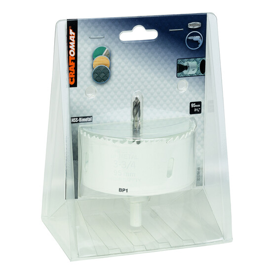 Craftomat HSS-BiM Delik Açma Testere Ucu 95 mm 