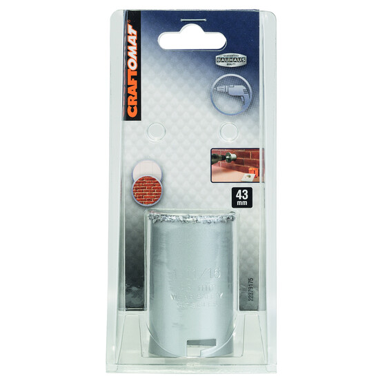 Craftomat HM Delik Açma Testeresi 43 mm 