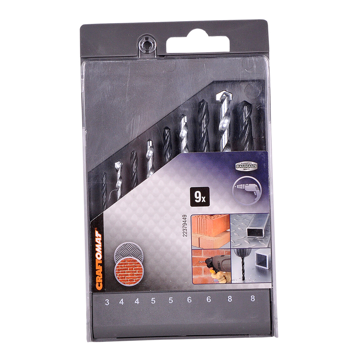    Craftomat HSS-R Taş/AhşapKarışıkSet3-8 mm  