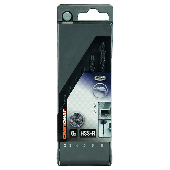 Craftomat HSS-R Metal Matkap Ucu S. 2-8 mm 