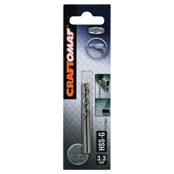 Craftomat HSS-G Metal Matkap Ucu 3.3 mm 