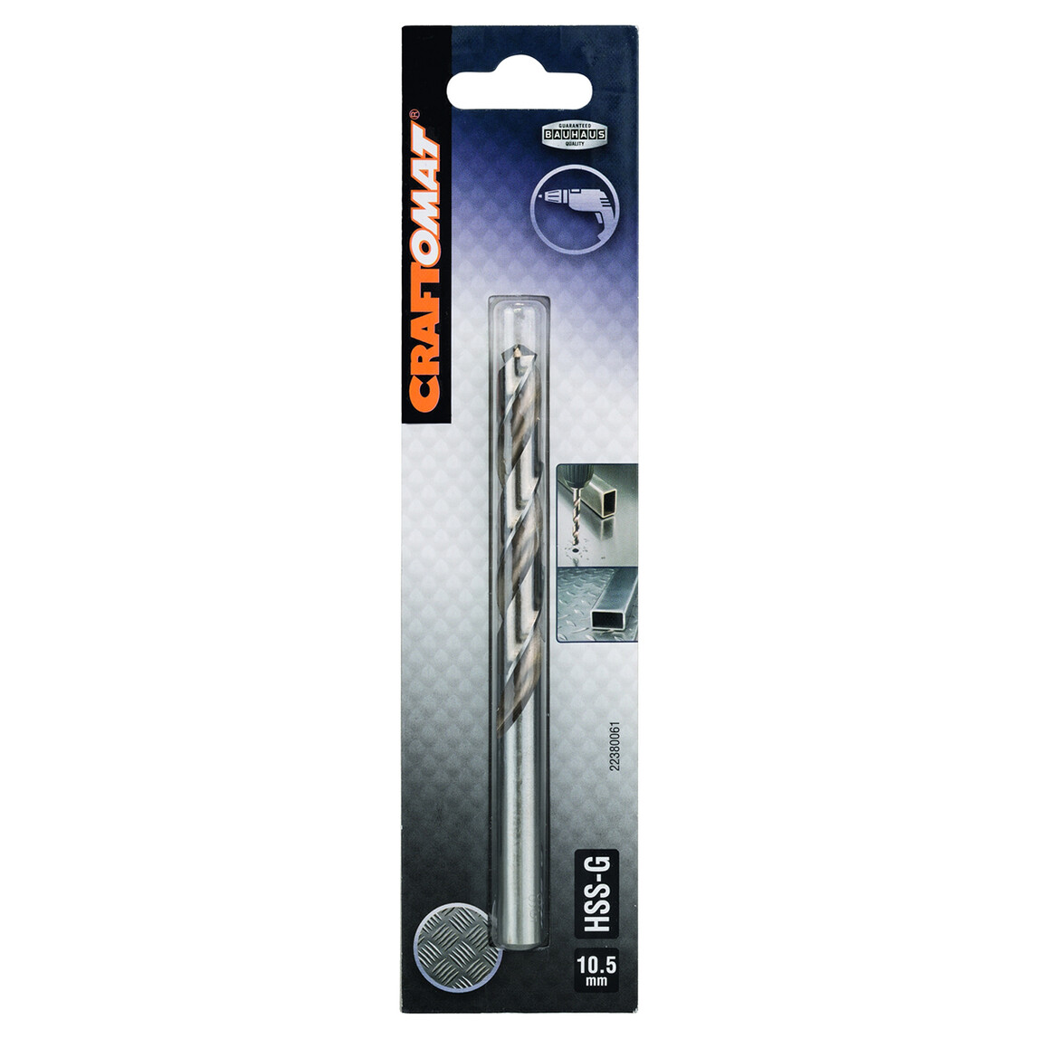    Craftomat HSS-G Metal Matkap Ucu 10.5 mm  