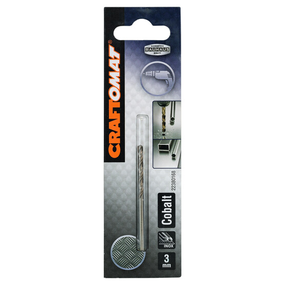 Craftomat HSS-Co Metal Matkap Ucu 3x33x6 mm 