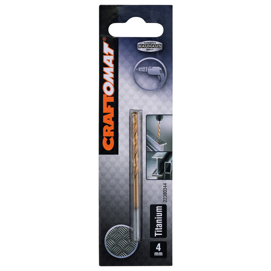 Craftomat HSS-TiN Metal Matkap Ucu 4x43x75 mm 