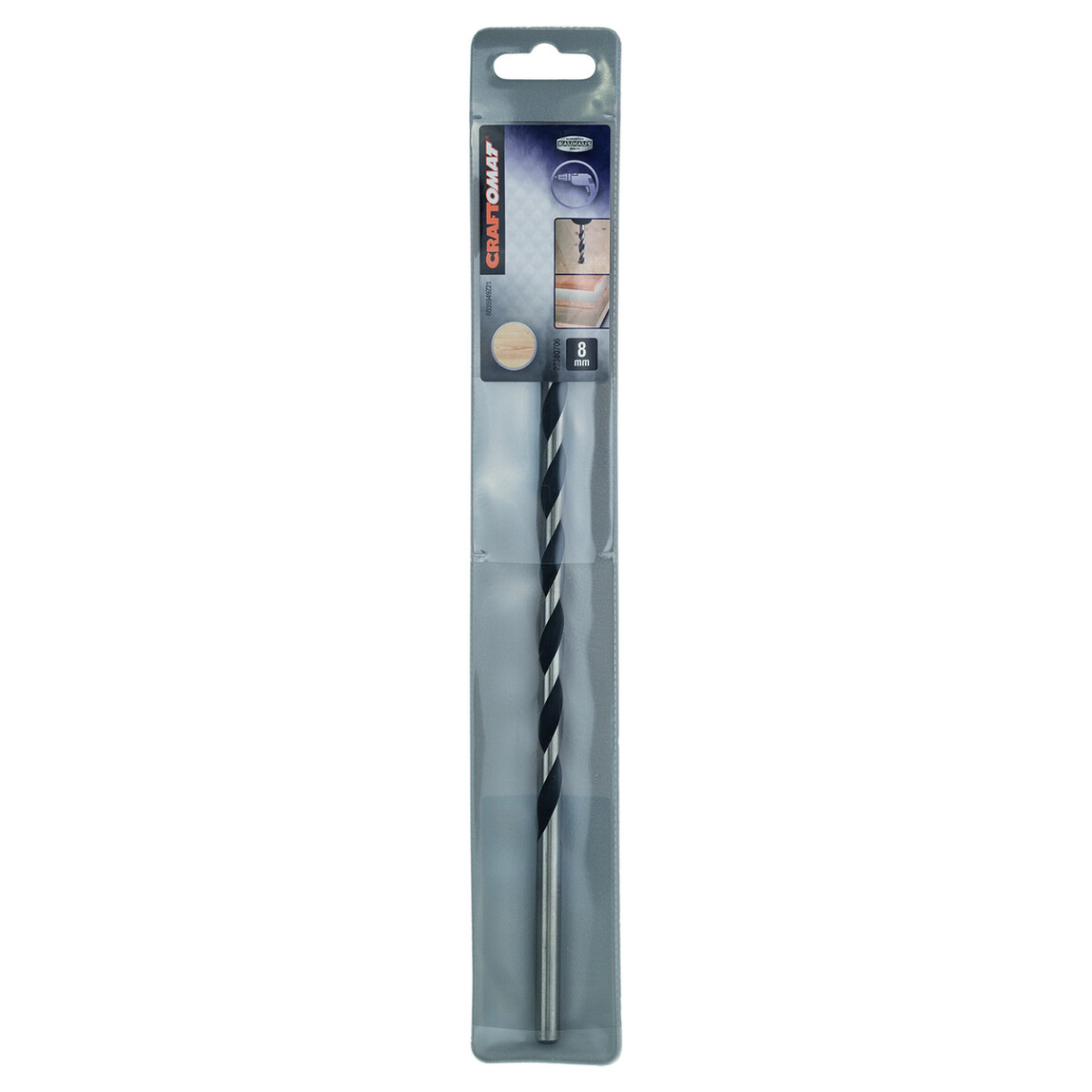    Craftomat Yılan Matkap Ucu 8x250 mm  