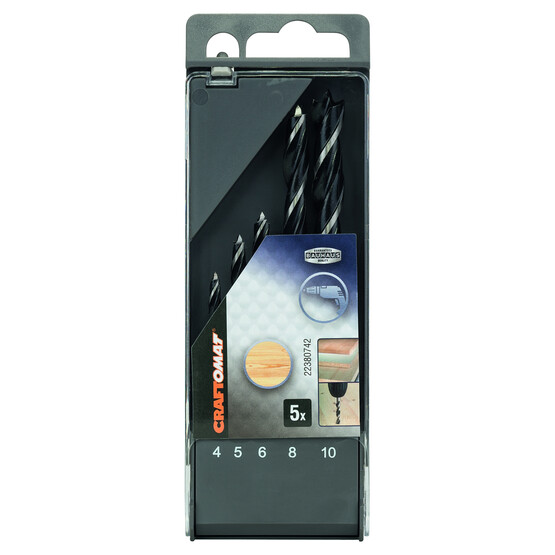 Craftomat Yılan Matkap Ucu 5'li Set 4-10 mm 