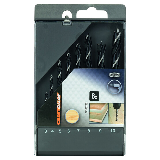 Craftomat Yılan Matkap Ucu 7'li Set 3-10 mm 