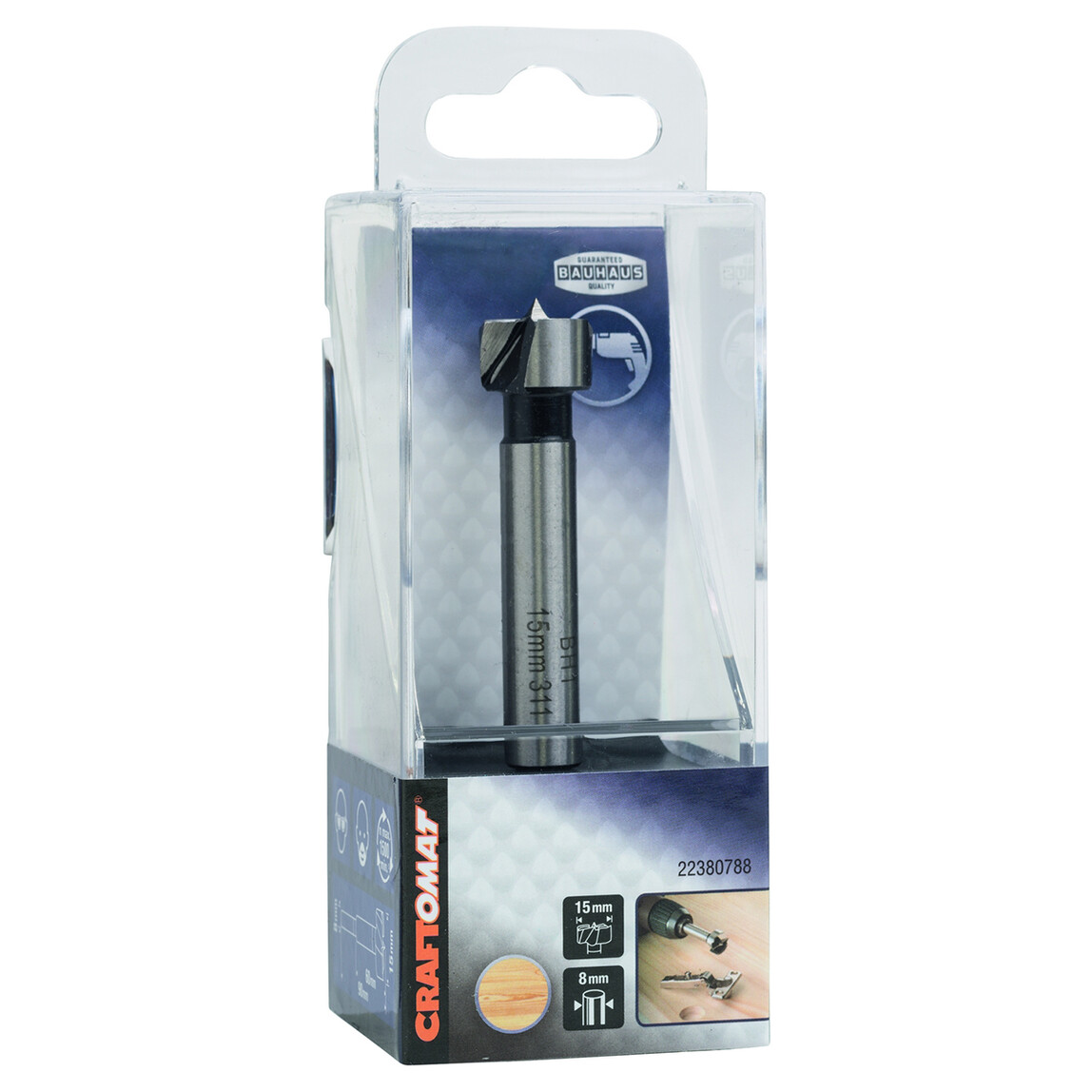    Craftomat SelfCut Matkap Ucu 15 mm  