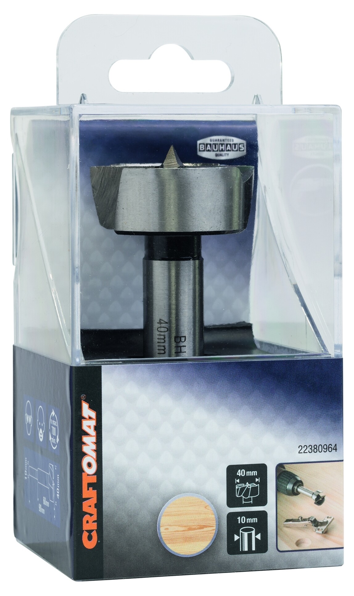    Craftomat SelfCut Matkap Ucu 40 mm  