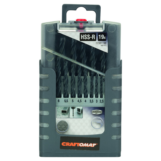 Craftomat HSS-R Metal Matkap Ucu Set 1-10 mm 