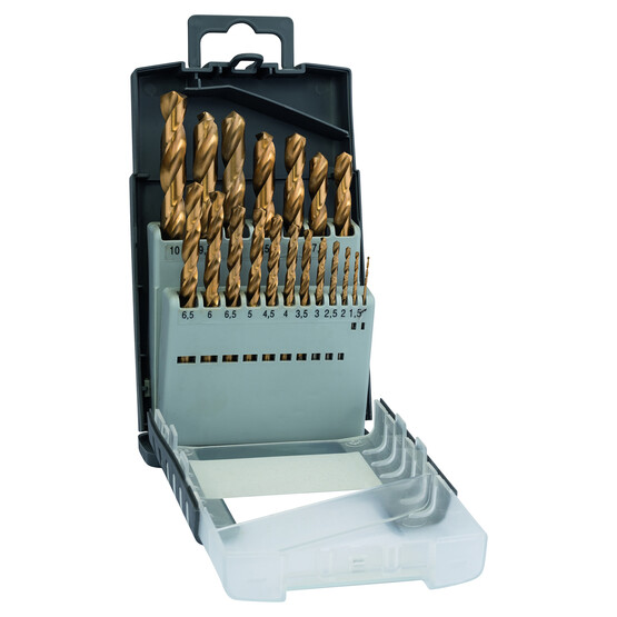 Craftomat HSS-TinMetal Matkap Ucu Set1-10 mm 