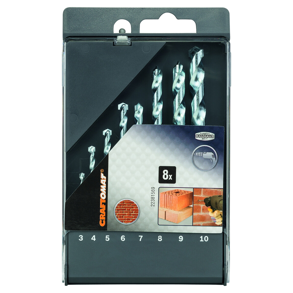    Craftomat Taş Matkap Ucu Set 8'li 3-1 0 mm  