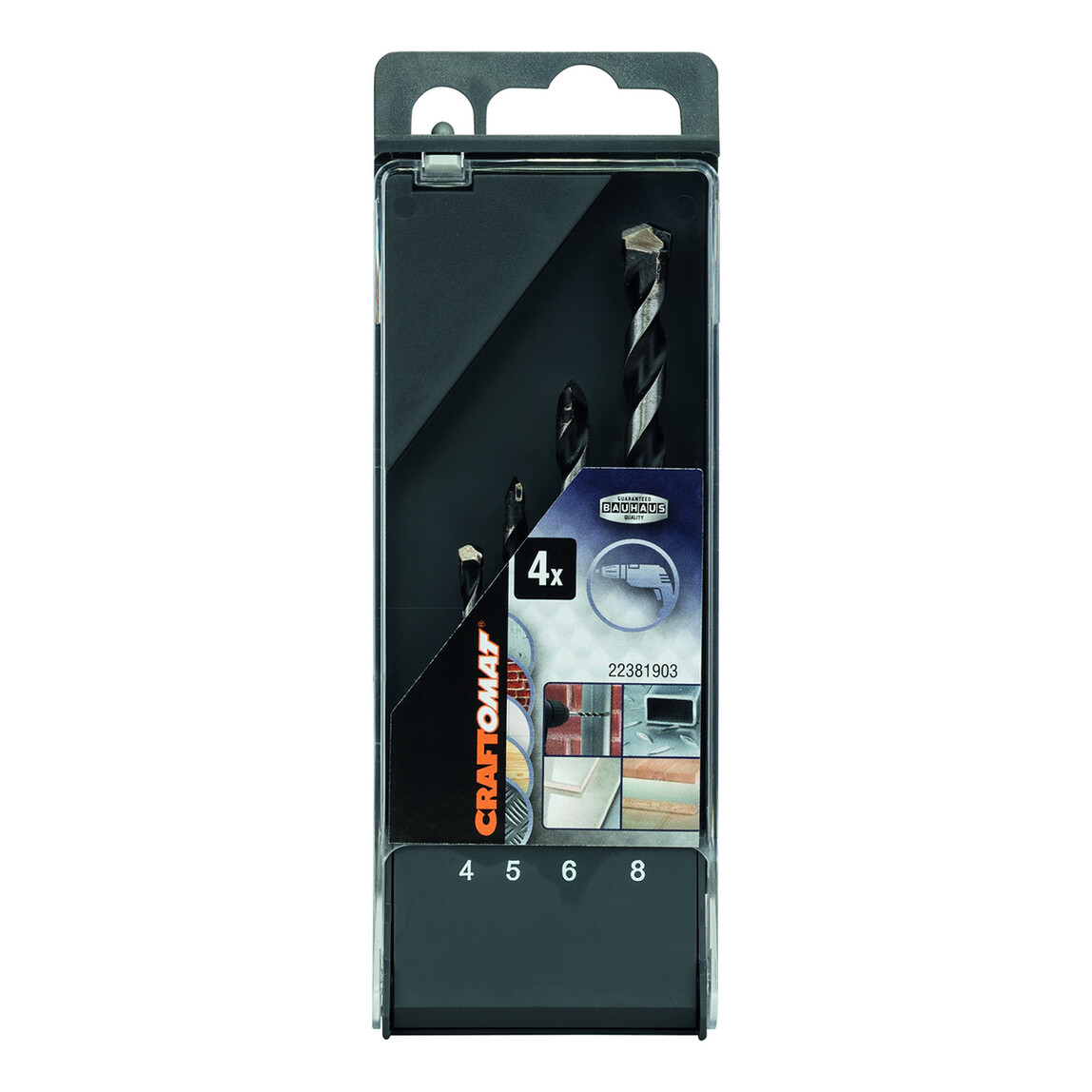    Craftomat Universal Matkap Ucu Set 4-8 mm  