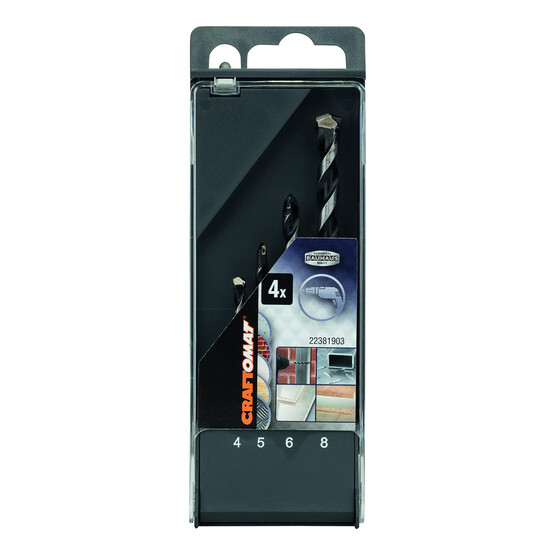 Craftomat Universal Matkap Ucu Set 4-8 mm 