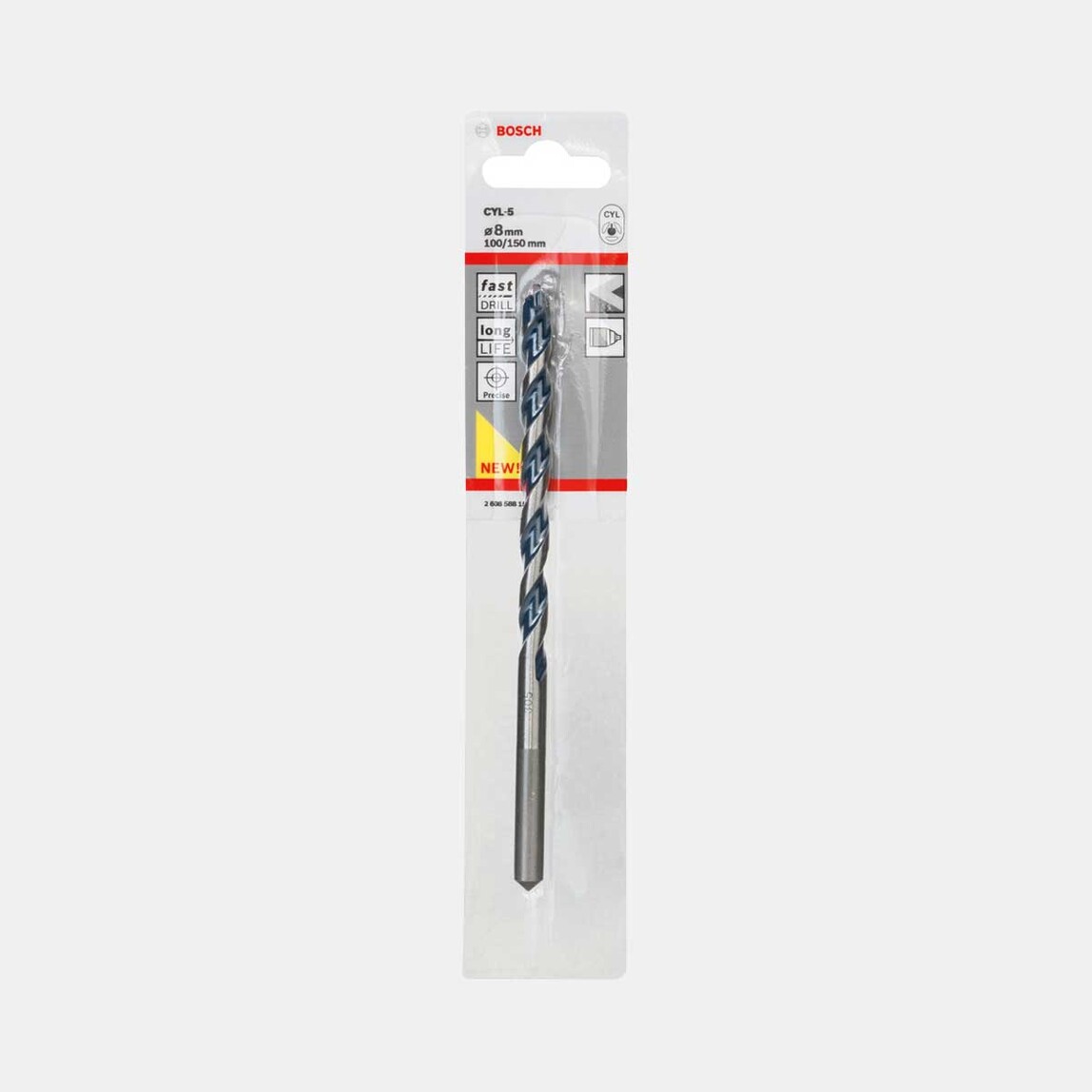    Bosch Beton Matkap Ucu 8x100x150Mm Cyl5 Blue Granite  