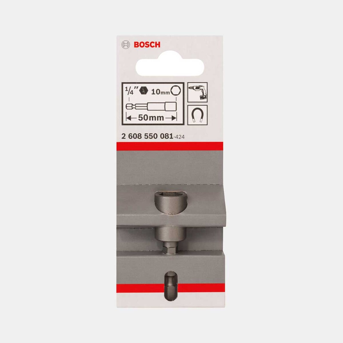   Bosch Lokma Anahtarı 50x10 mm M6  