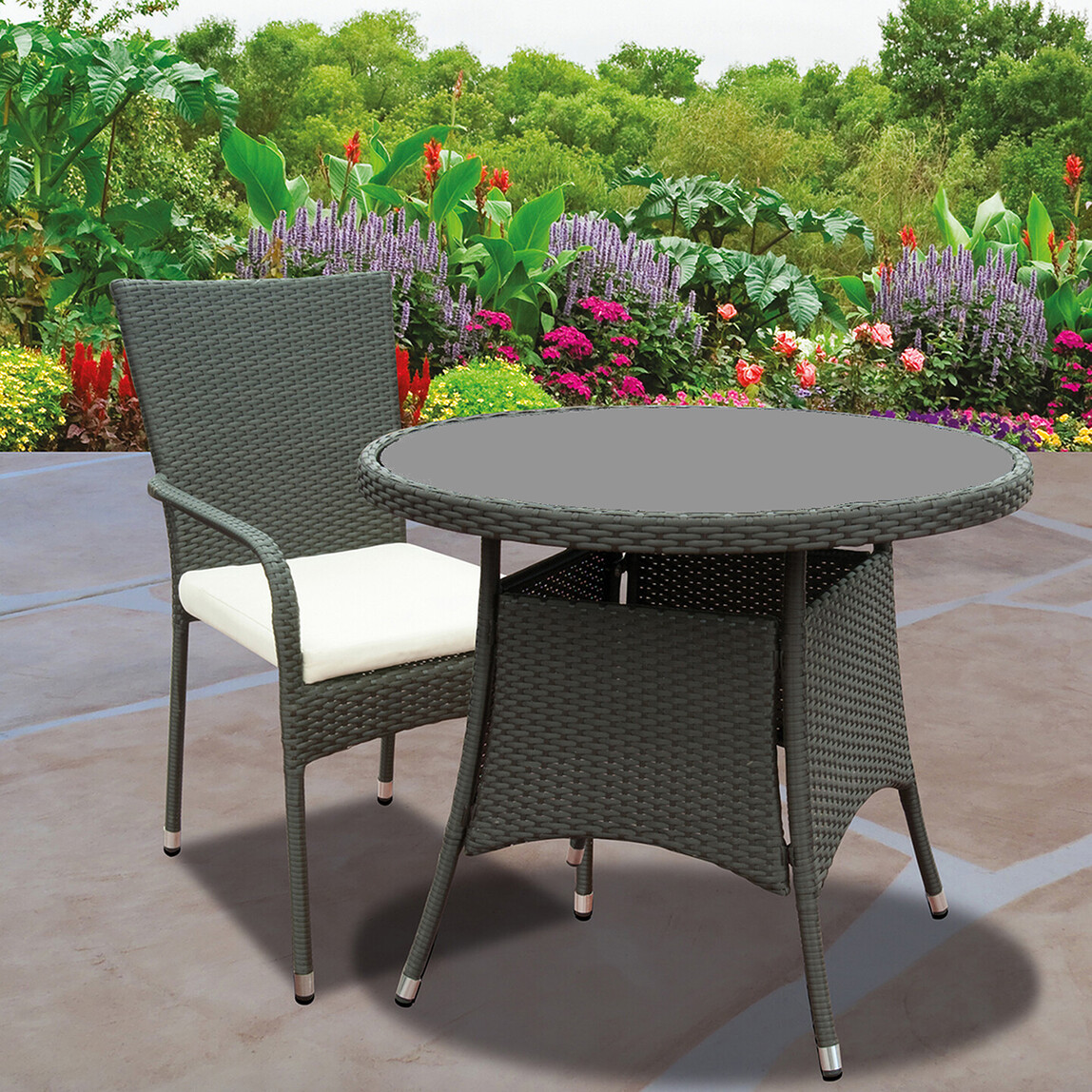    Sunfun Merle Rattan Balkon Masası  