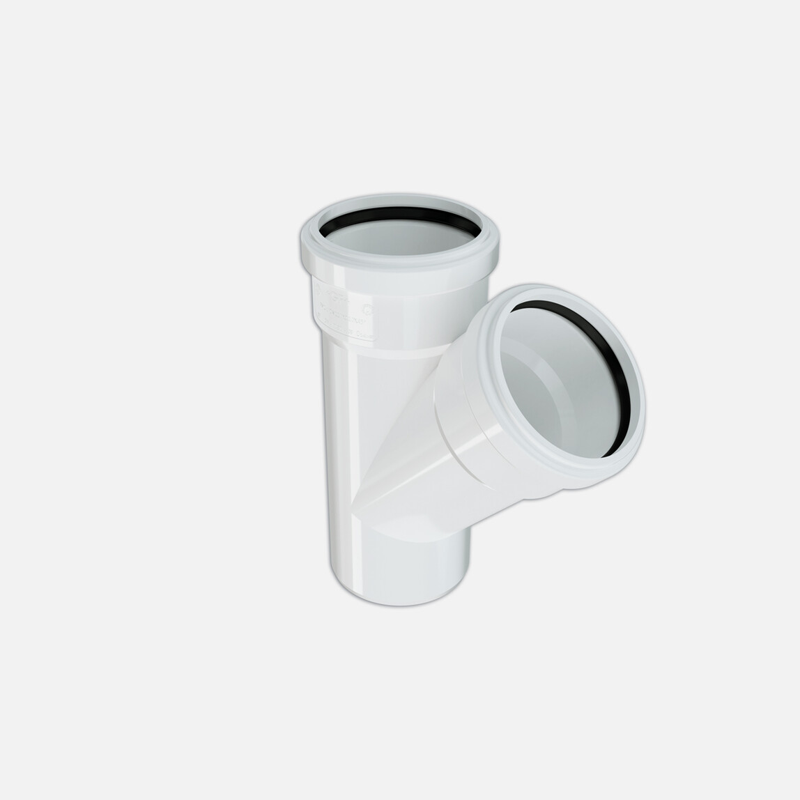    Hakan Boru 50X50 mm Çatal 45 Pvc-U   