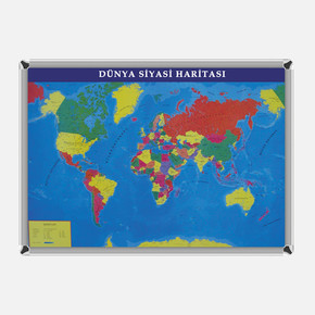 Akyazı Dünya Siyasi Harita 70x100 cm