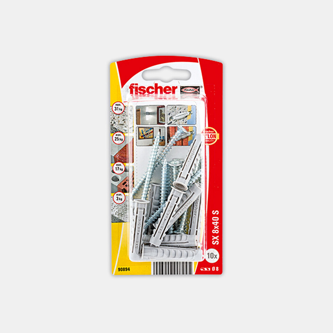    Fischer SX 840 Vidalı Genleşen Dübel  