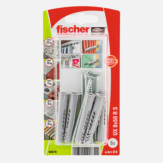 Fischer UX  8x50 Vidalı Universal Dübel  