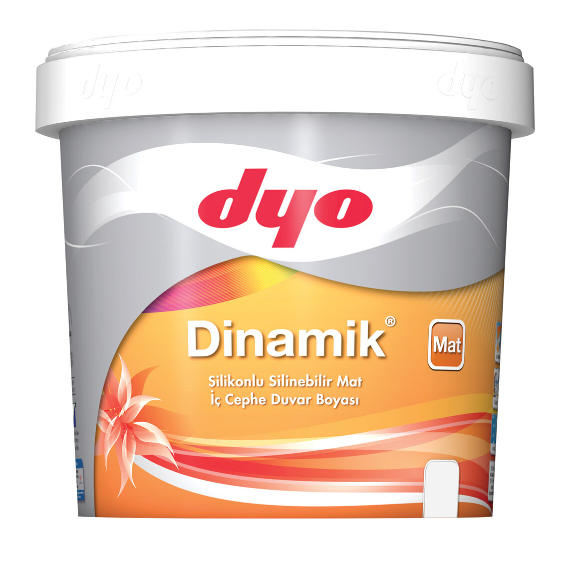    Dyo 2,5Lt Dinamik Mat İç Cephe Beyaz 