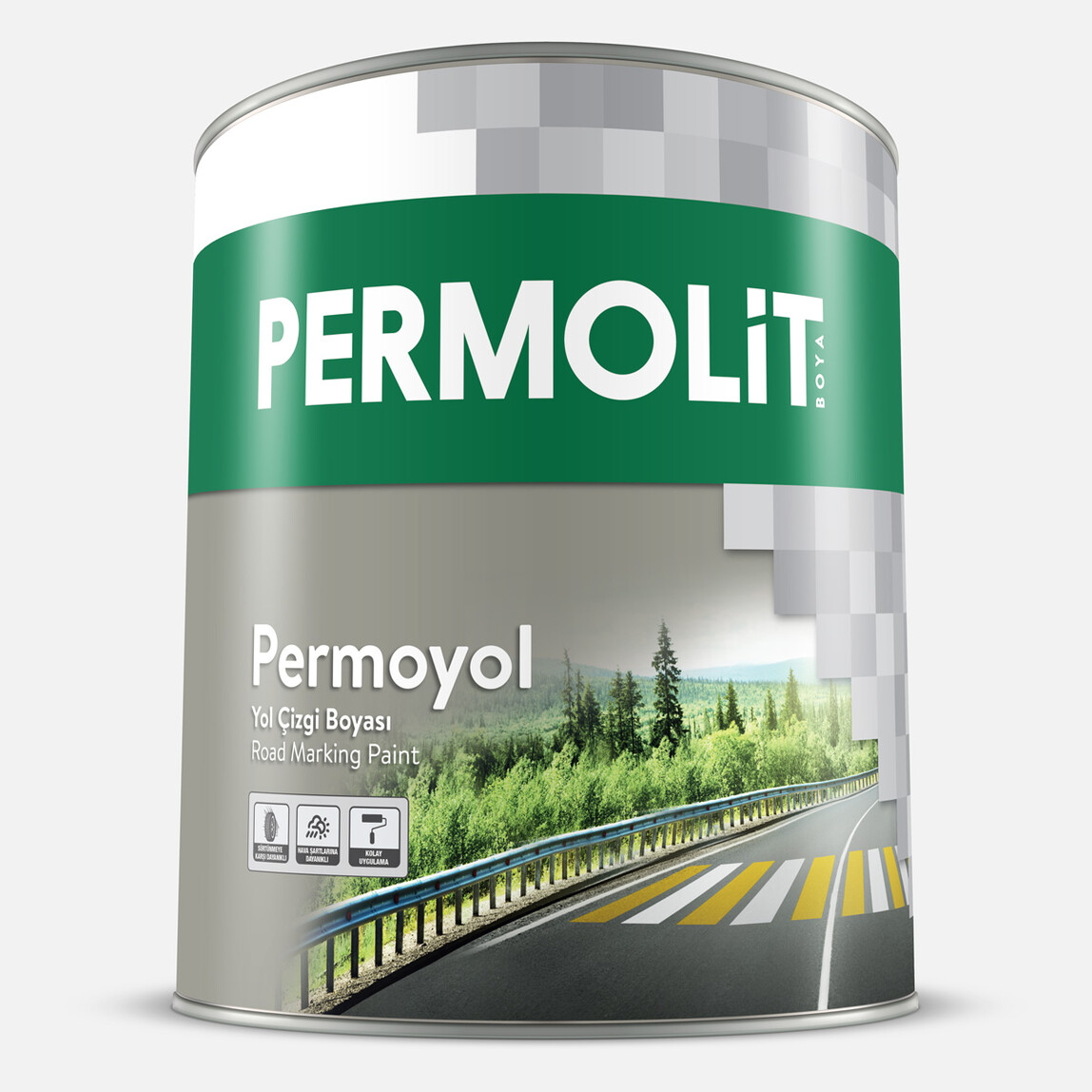    Permolit 20Kg Permolite Permo Yol Çizgi Boyası Sarı 