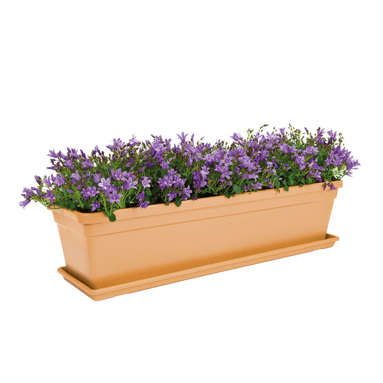 Elho Green Basics Balkon Saksısı Kahve 40 cm 
