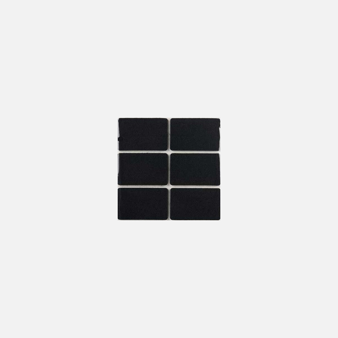    Adilon Yapışkanlı Keçe 35x55mm 6'lı Siyah  