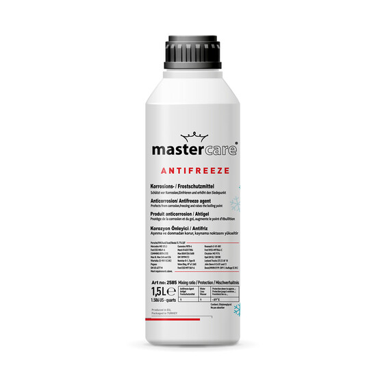 Mastercare -37C Organik Antifrizli Cam Suyu Çeşitli Miktarlarda-Kırmızı 