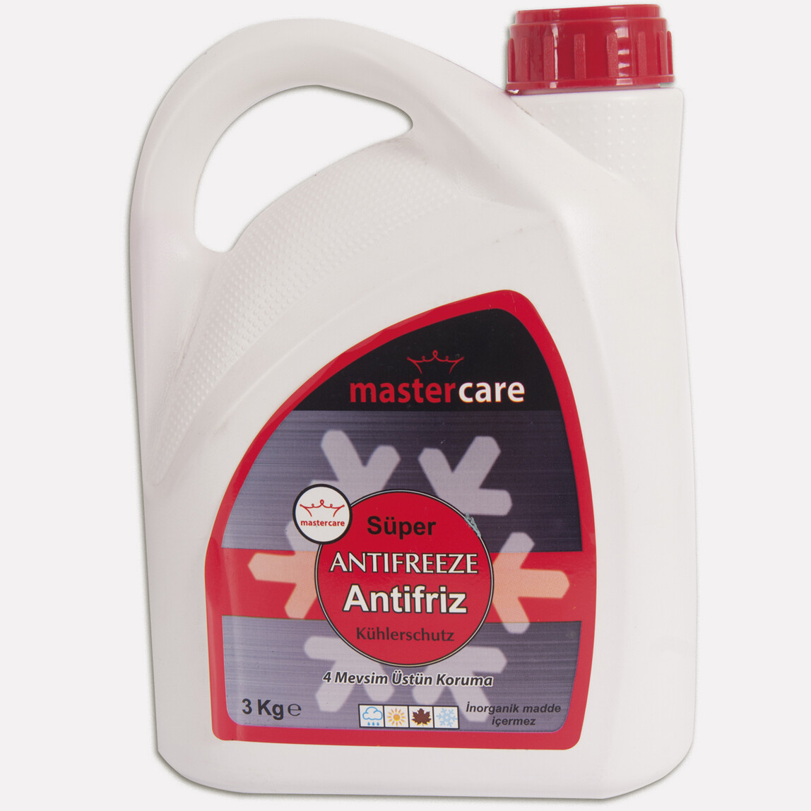    Mastercare -37C Organik Antifrizli Cam Suyu Çeşitli Miktarlarda-Kırmızı  