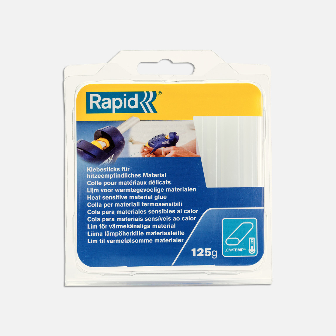 Rapid Sıcak Silikon Çubuk Oval Şeffaf 125g_0