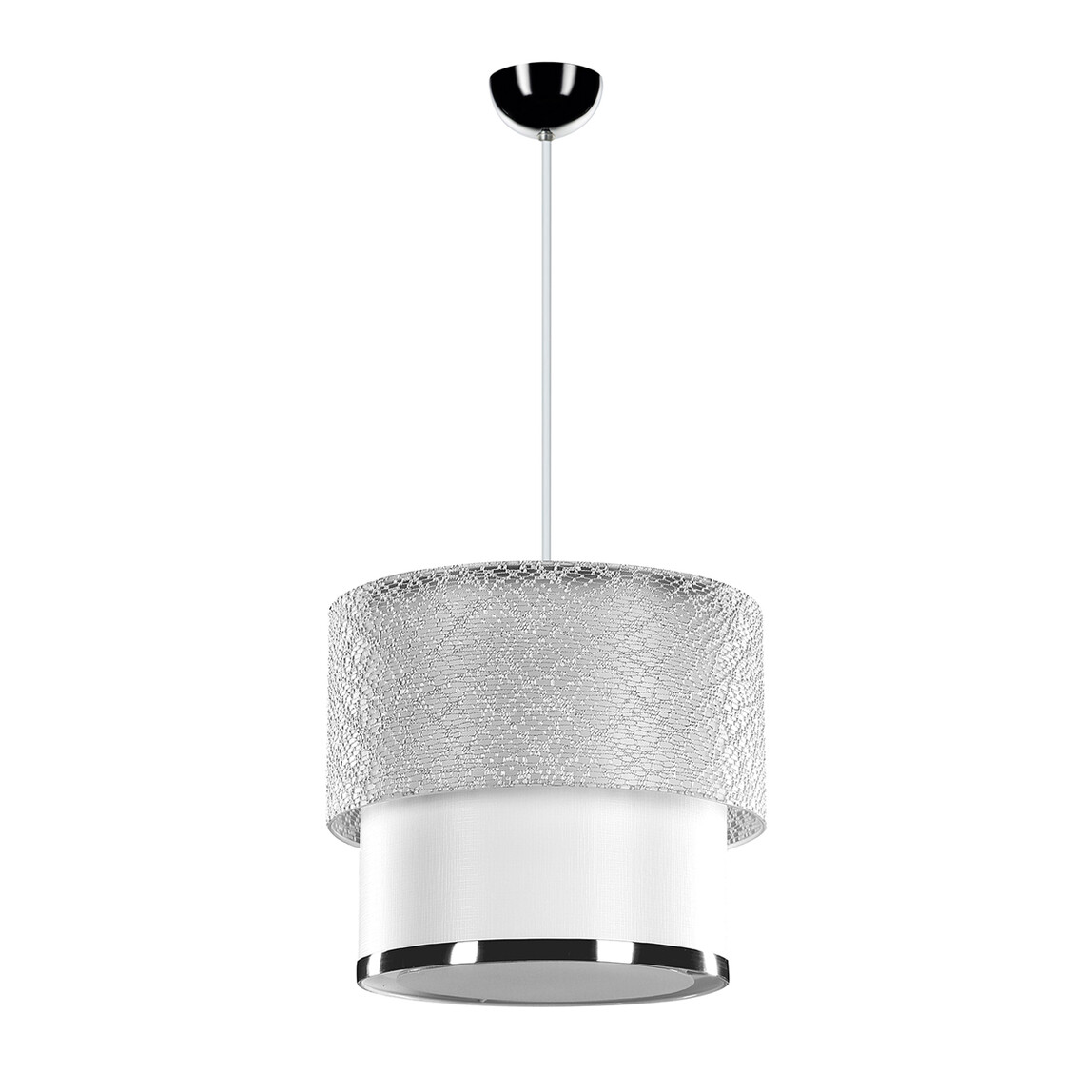    Modelsa Modelight Tekli E27 Cam Yuvarlak Tekli Modern Sarkıt Gri   