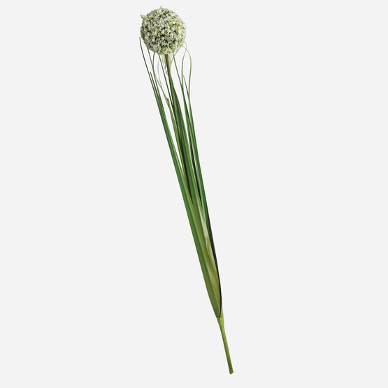 Allium Yapay Çiçek Beyaz 