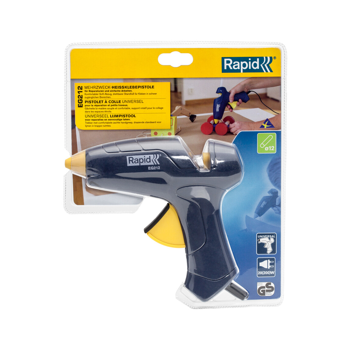    Rapid Eg212 Sıcak Silikon Tabanca  