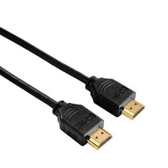 Hama HS HDMI Ethernet Altın Uç Siyah 1.5m 