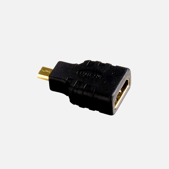 Hama Adaptör HDMI A Soket - D Mikro Fiş Altın Uç (Siyah)
