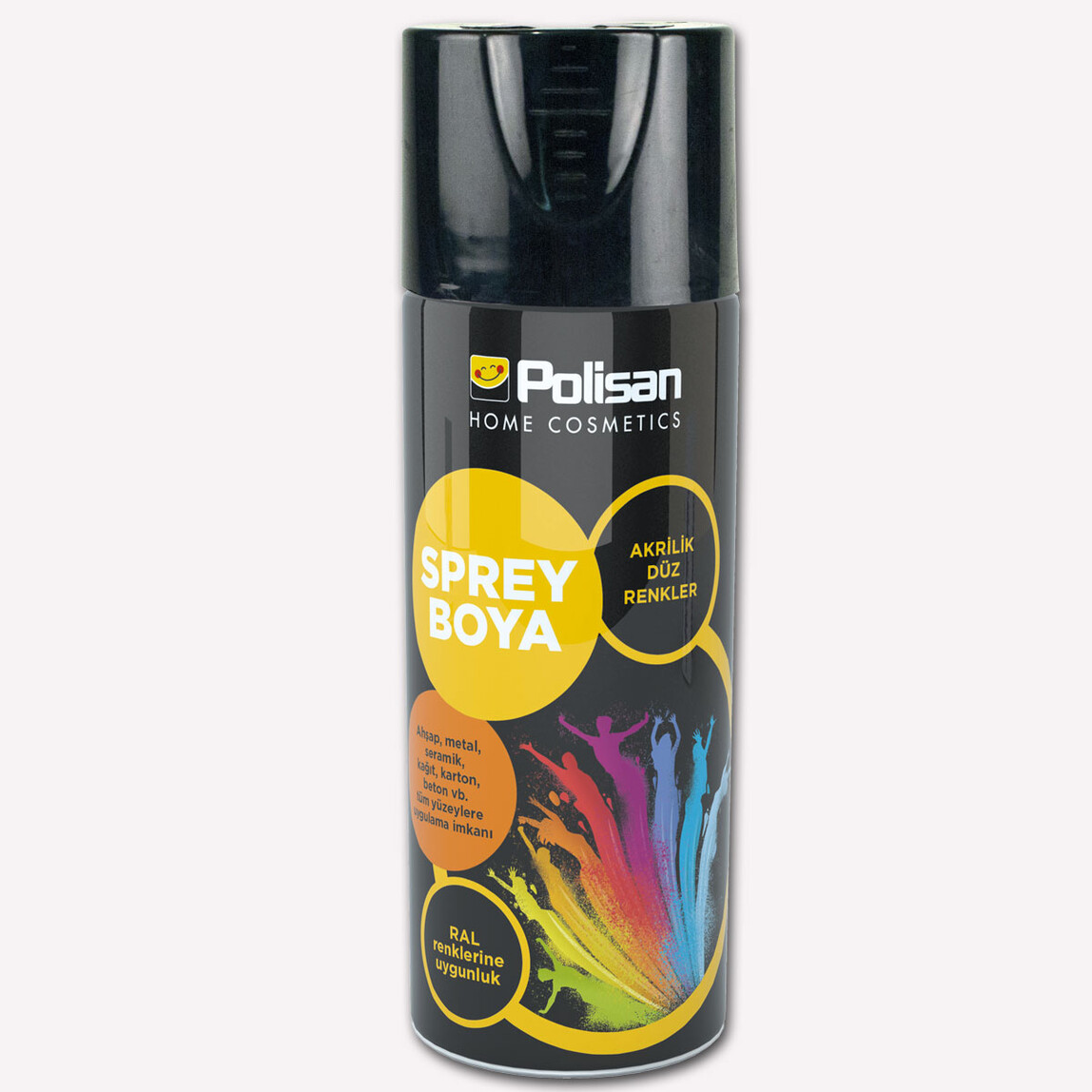    Polisan 400 ml Akrilik Sprey Boncuk Mavi Ral 5017   