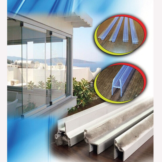 Deka Cam Balkon Fitilleri 8mm 