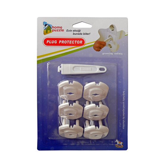 Home Puzzle Priz Koruma Aparatı 6 adet  
