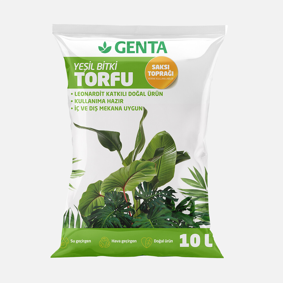 Genta Yeşil Bitki Torfu 10 lt_0