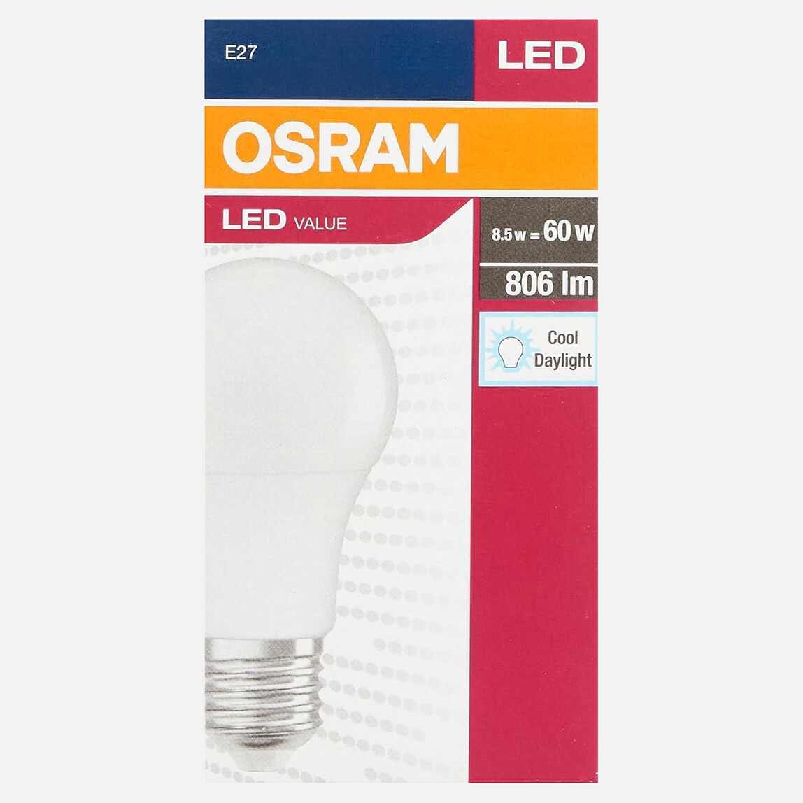    Osram Led Value CLA 60 8,5 W Beyaz Klasik E27 Duy Led Ampul   