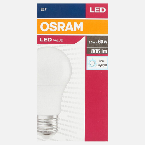 Osram Led Value CLA 60 8,5 W Beyaz Klasik E27 Duy Led Ampul  