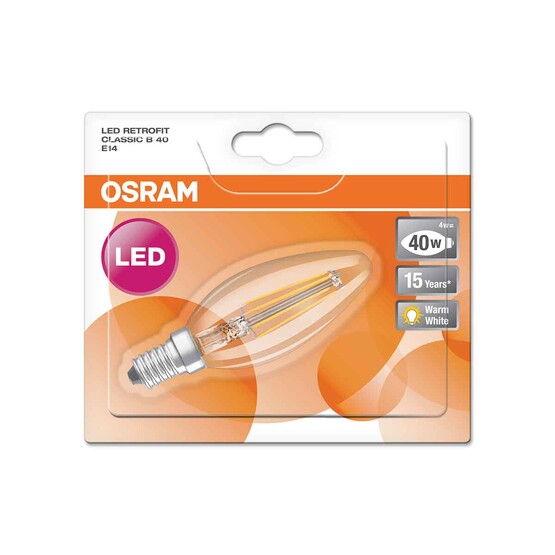 Osram Vintage 4 W Sarı Mum E14 Duy Led Ampul  