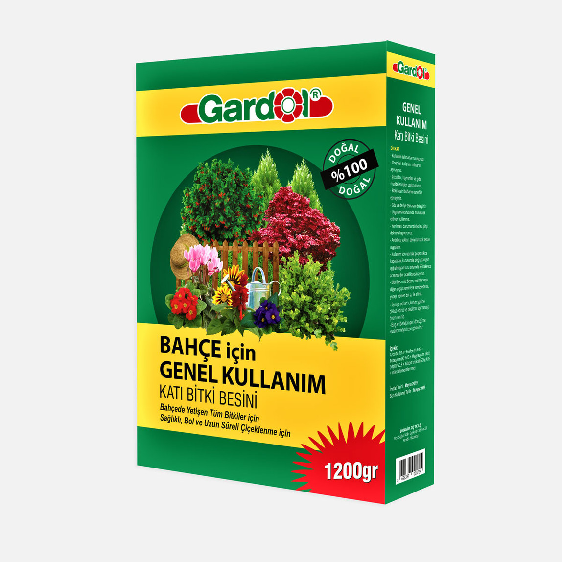 Gardol Bahçe İçin Katı Gübre 1200gr_0