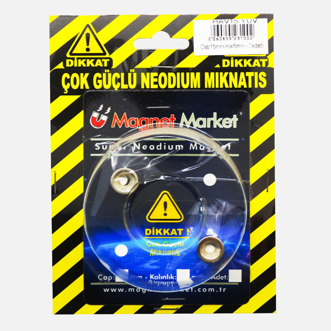    Magnet Mıknatıs Havşalı  