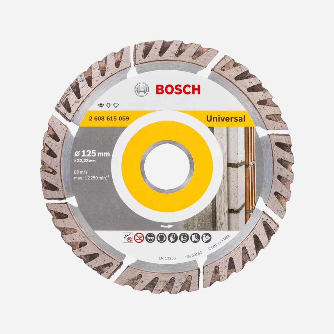    Bosch Elmas Dısk 125 mm Standart For Unıversal  