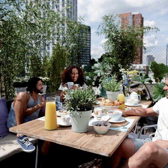Elho Saksı Gri Loft Urban 