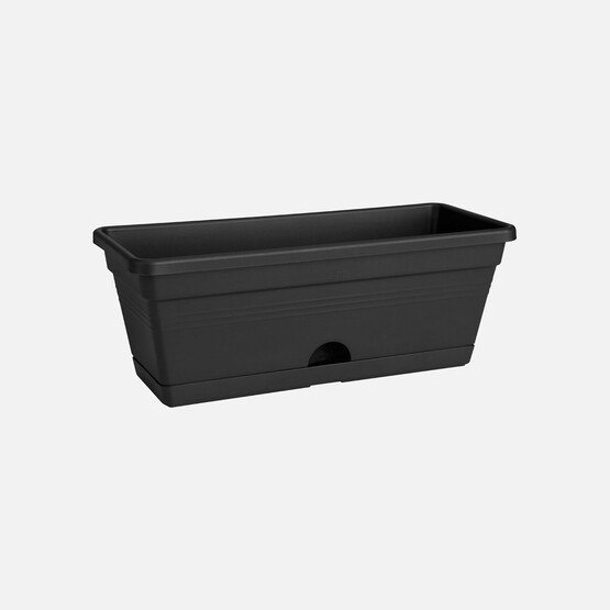 Elho Green Basics Balkon Saksısı Siyah 30 cm 